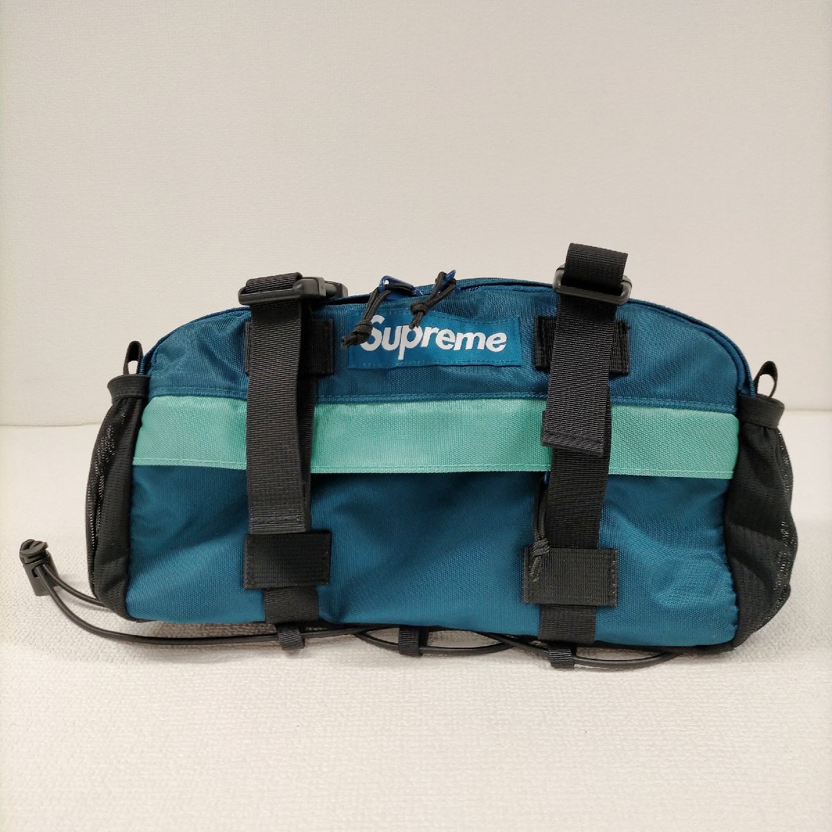 5点以上落札で送料無料！ Supreme シュプリーム ウエストバッグ ブルー 2901485