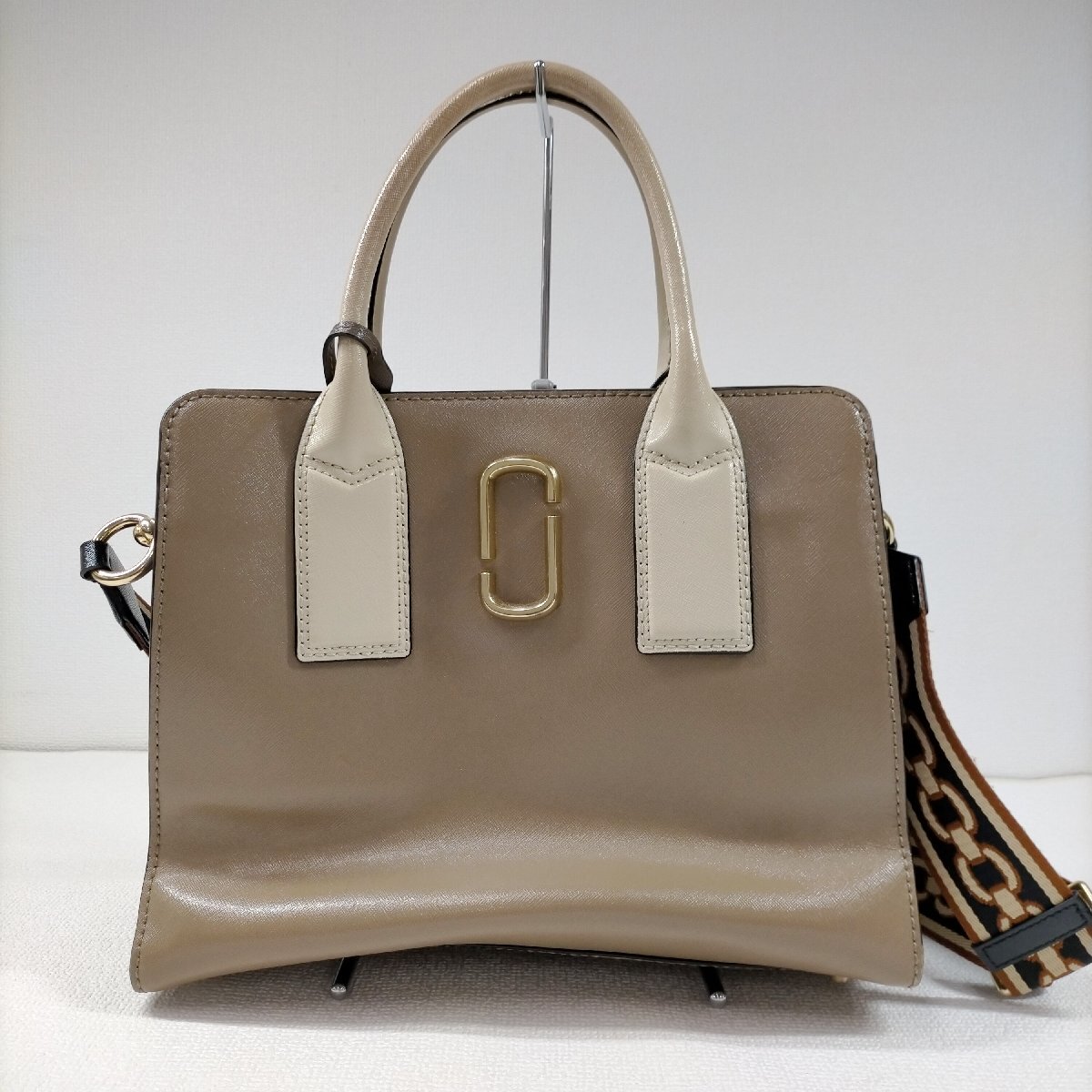 5点以上落札で送料無料！ MARC JACOBS 2WAY ハンドバッグ ショルダー付 1654469