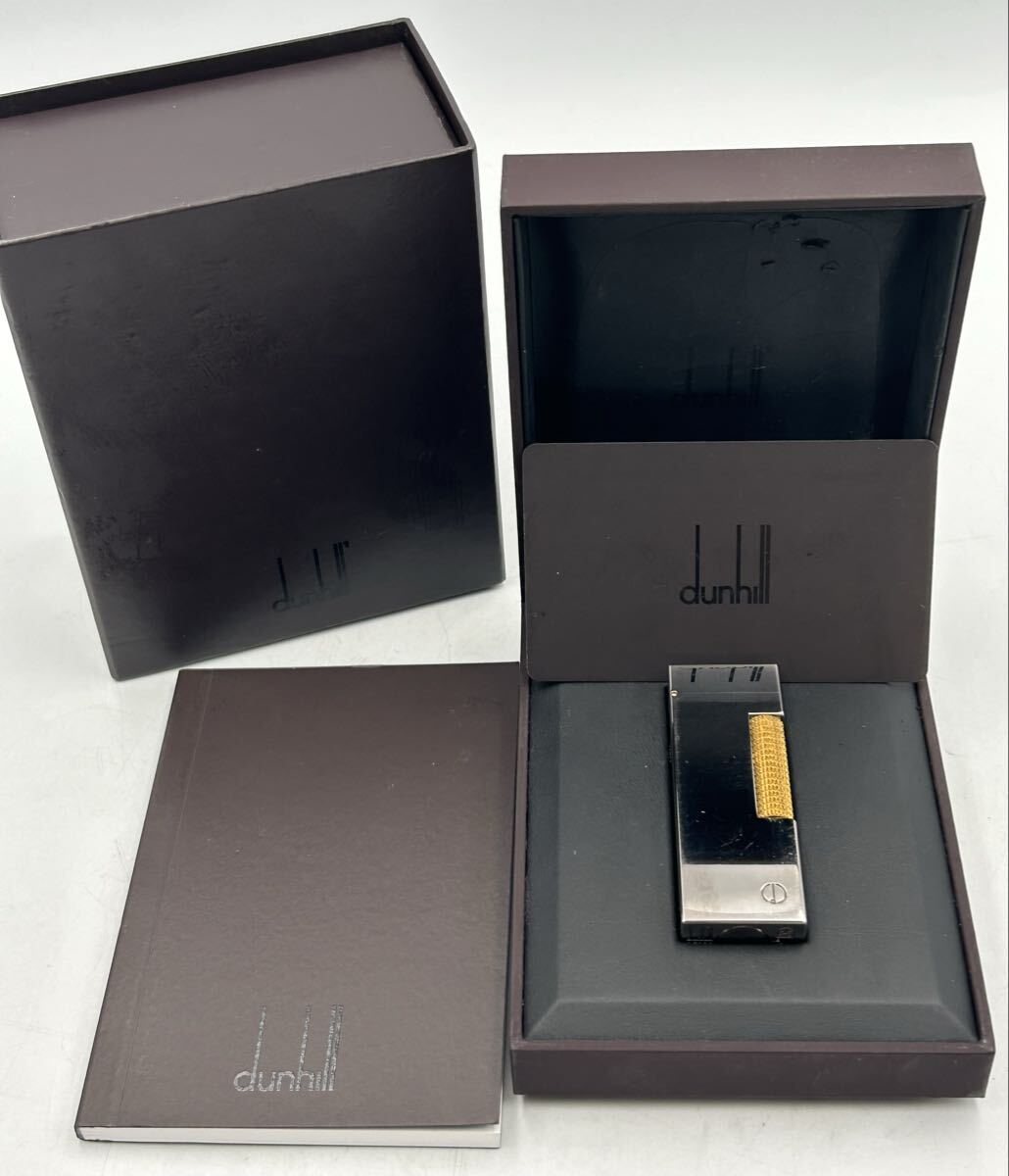 【2876】 dunhill ダンヒル ローラー式 ガスライター 喫煙具　着火未確認　（o.t6.2）