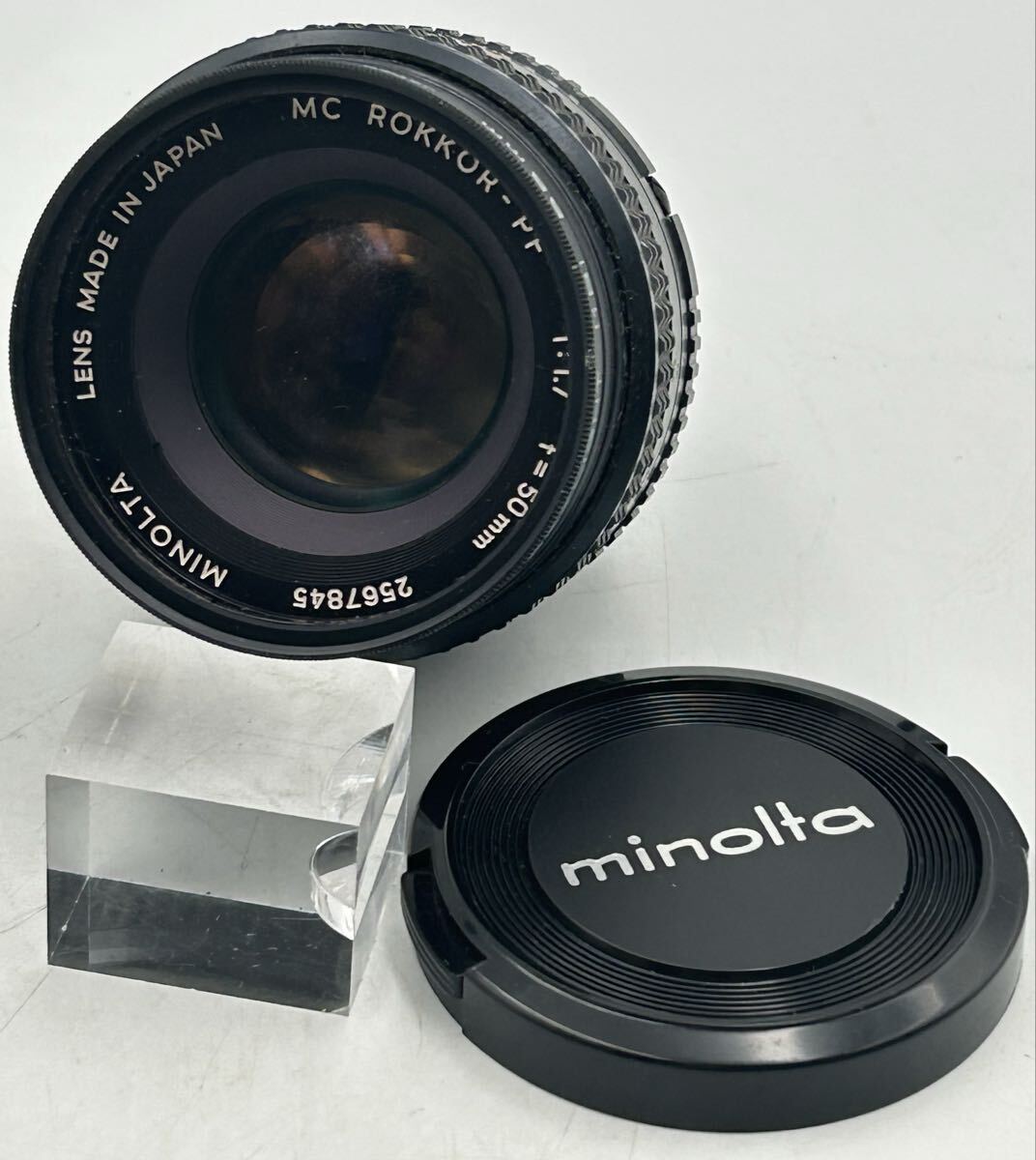【2858】 MINOLTA LENS MC ROKKOR-PF 1：1.7 f＝50mm 現状品　（m6.12）