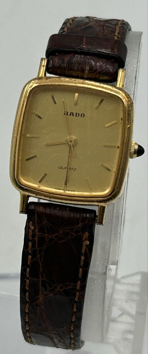 【2865】 RADO ラドー　アンティーク　205.9507.2 スクエア 腕時計 動作未確認　（m6.10）