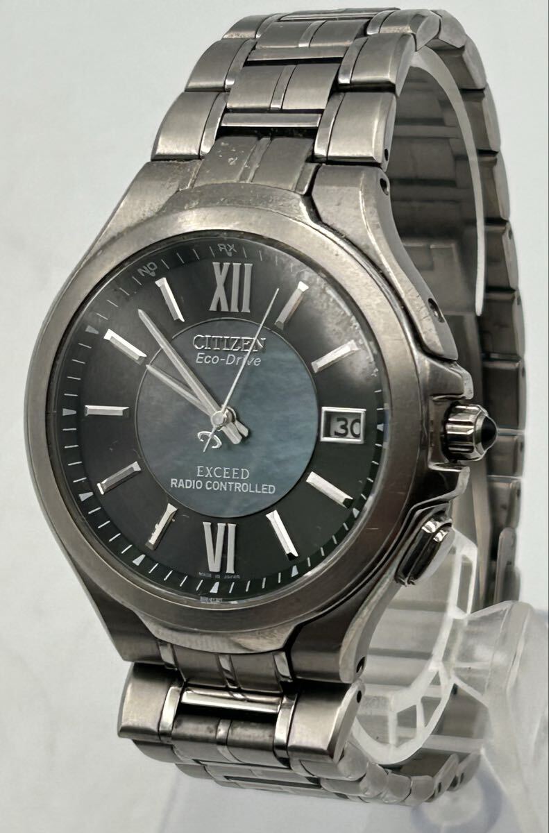【2870】 CITIZEN EXCEED エコドライブ　H410-T003826 腕時計 動作未確認　（m6.11）