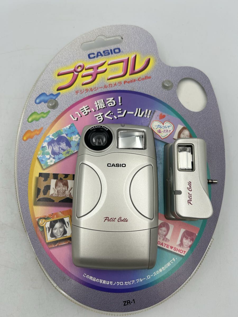 【2851】 CASIO カシオ　プチコレ　 デジタルシールカメラ　動作未確認　現状品　（m.a6.11）