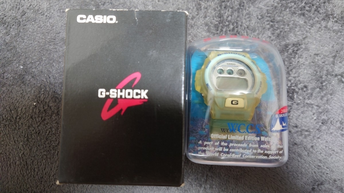 CASIO G-SHOCK W.C.C.S. DW-6900WC-2ATユーフィリアブルー 世界サンゴ礁保護協会