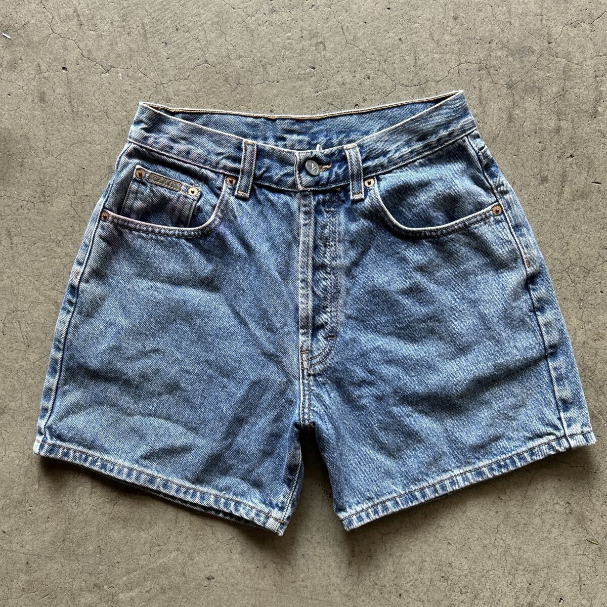 Calvin Klein Jeans USA製 デニムショーツ ハーフパンツ カルバンクライン CK レディース ショートパンツ　us古着 古着屋 卸売　　　