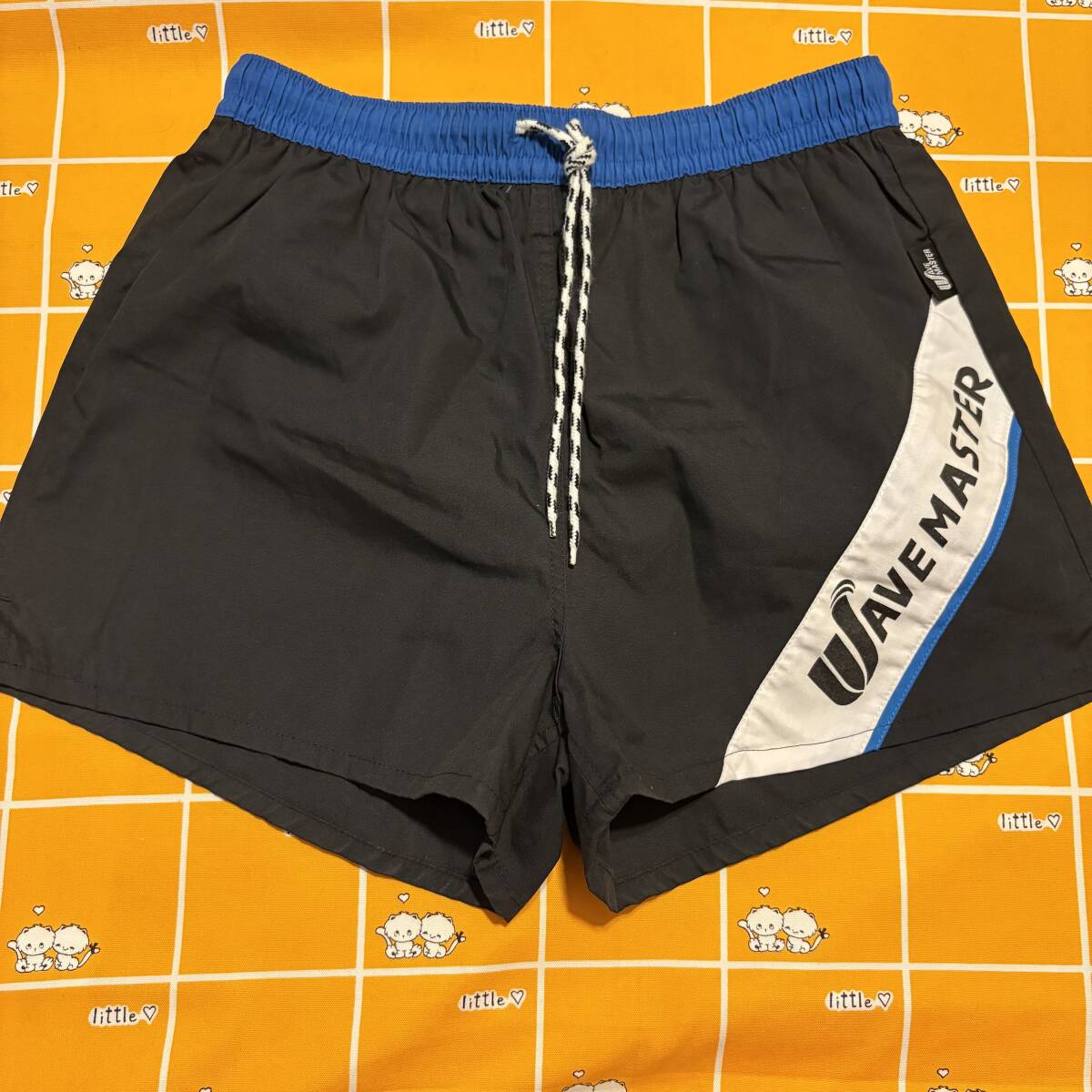 レトロ　ウェーブマスター　サーフパンツ　ナイロン製インナーパンツ付き　日本製　Mサイズ　ショートパンツ　水着