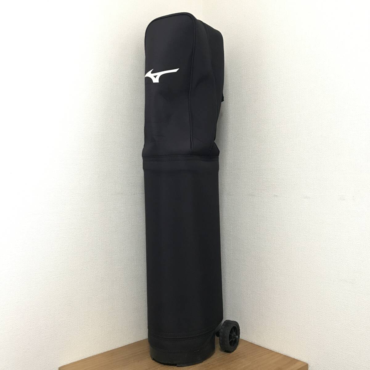 MIZUNO キャスター付きバットケース 10本入れ ノックバット可 野球 ソフトボール 車輪 タイヤ ウィール ミズノ