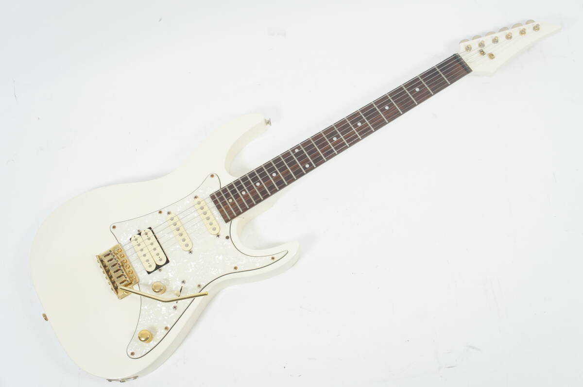 No Brand Fernandes LA-80kk ラルク Kenモデル風 エレキギター ホワイト ゴールドパーツ