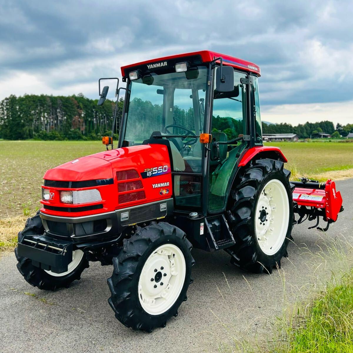 ★★美品★ヤンマートラクターUS 550エコトラ★50馬力★696時間★ ★倍速★パワステ★ 4WD★自動水平★エヤコンキヤビン★ハイスピード★★