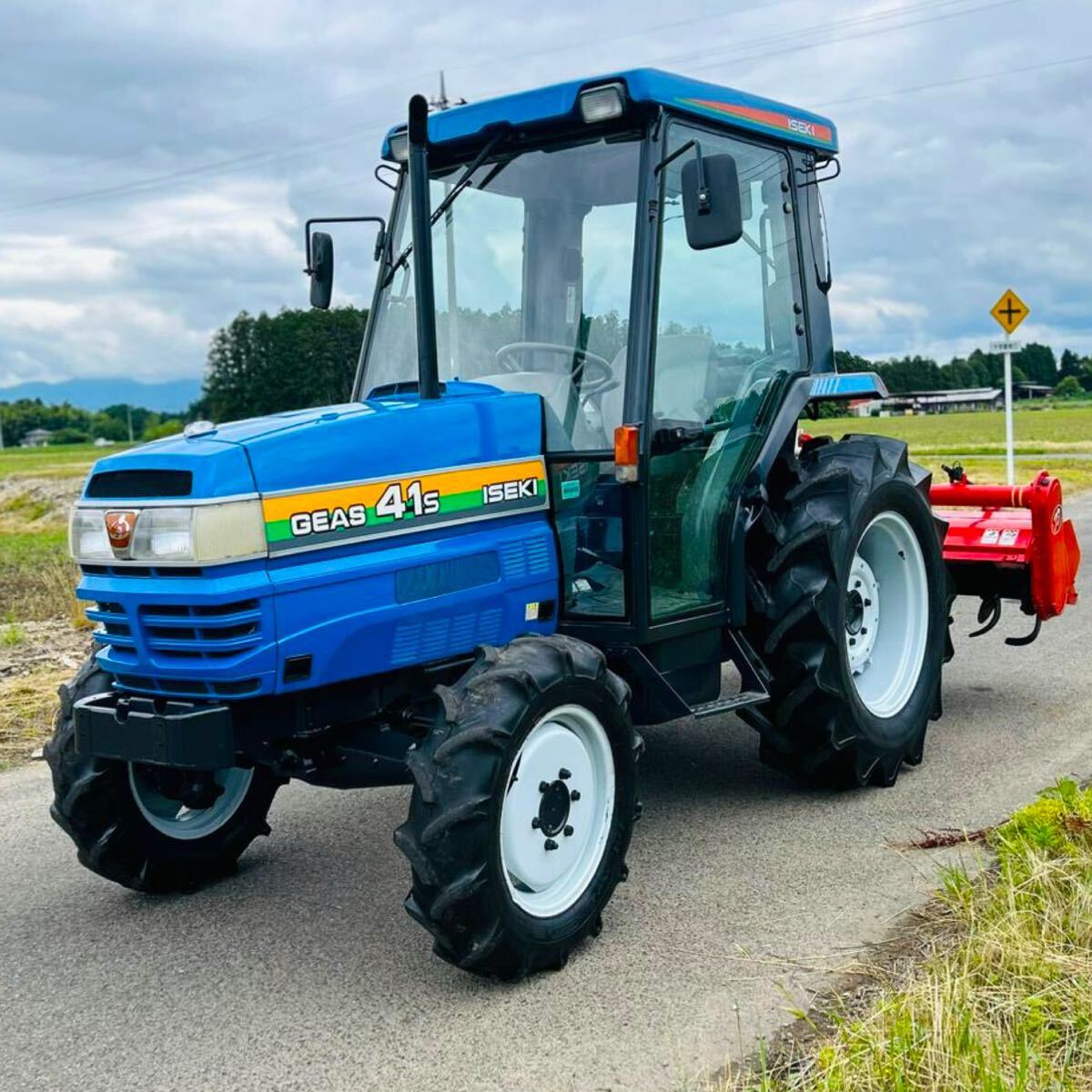 ★★イセキ トラクターGEAS 41S★41馬力★962時間★ハックアッフ★4WD★自動水平★パンパ★パワステ★PTO逆転★ エヤコン キャビン★CD★★