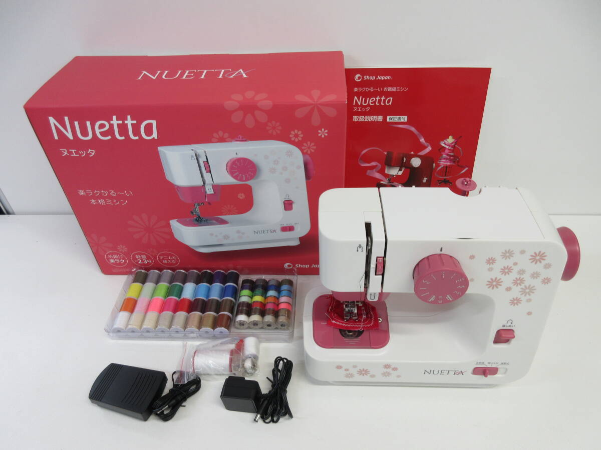 中古 ミシン Shop Japan Nuetta NUE-1 ショップジャパン ヌエッタ 家庭用ミシン ※通電のみ確認済 ／B
