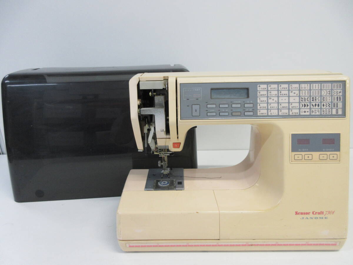 中古 ミシン JANOME 7301 ジャノメ 蛇の目ミシン ジャノメミシン ※通電のみ確認済 ／C