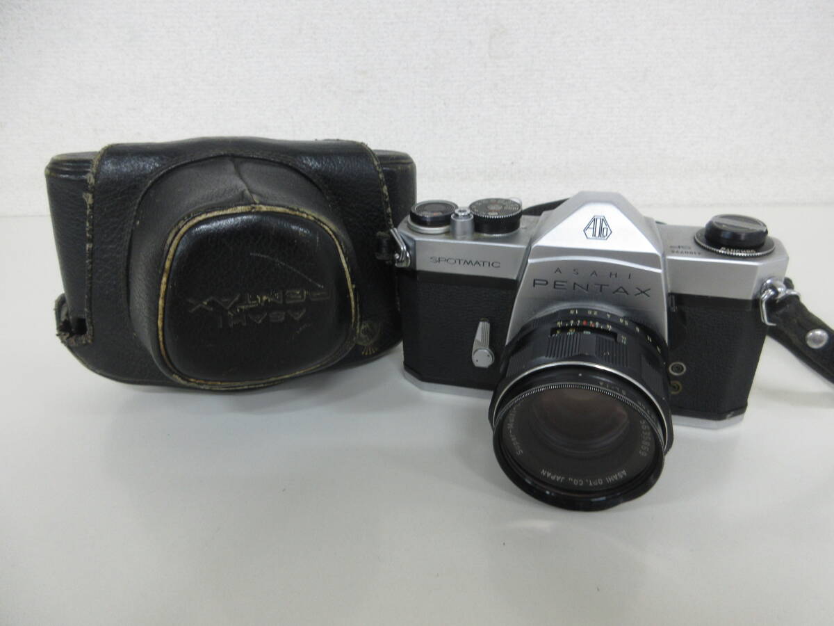 中古 カメラ ASAHI PENTAX SP SPOTMATIC アサヒ ペンタックス スポットマチック / SMC TAKUMAR 1:1.8/55 ※動作未確認 ／G