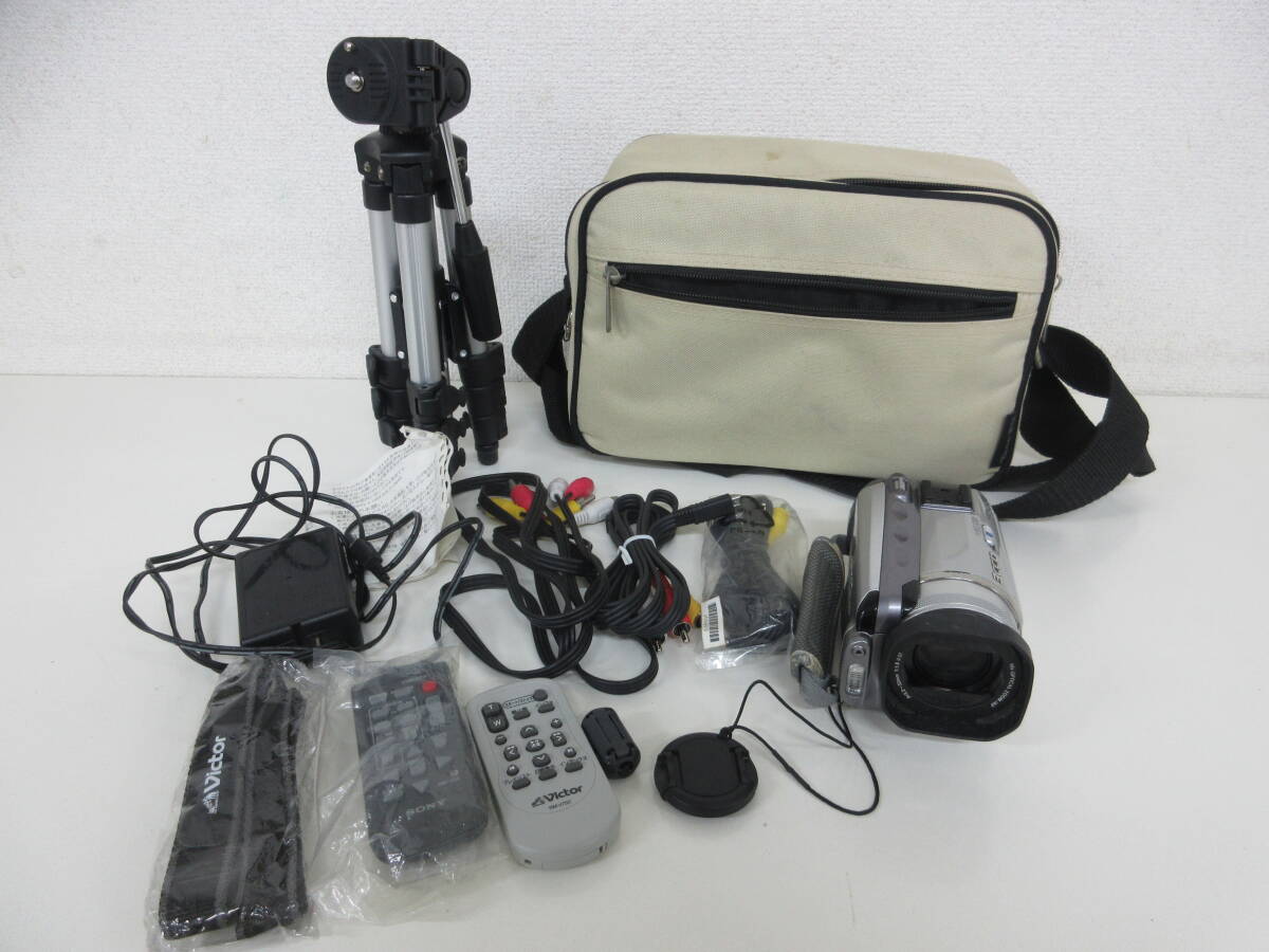 中古 ビデオカメラ Victor Everio GZ-MG505-S 2006年製 ビクター エブリオ 日本ビクター ※動作未確認 ／L