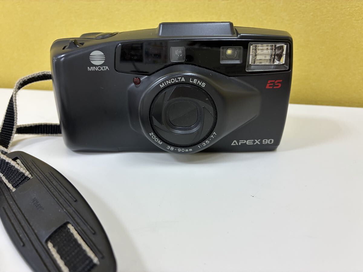1円スタート　ミノルタ　MINOLTA APEX 90 ES コンパクトフィルムカメラ　レトロカメラ　中古品　動作未確認　