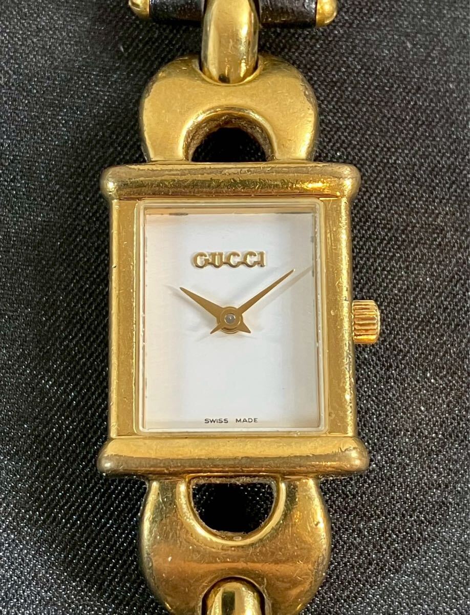 大山2202 GUCCI グッチ 1800L 時計 ゴールド レディース