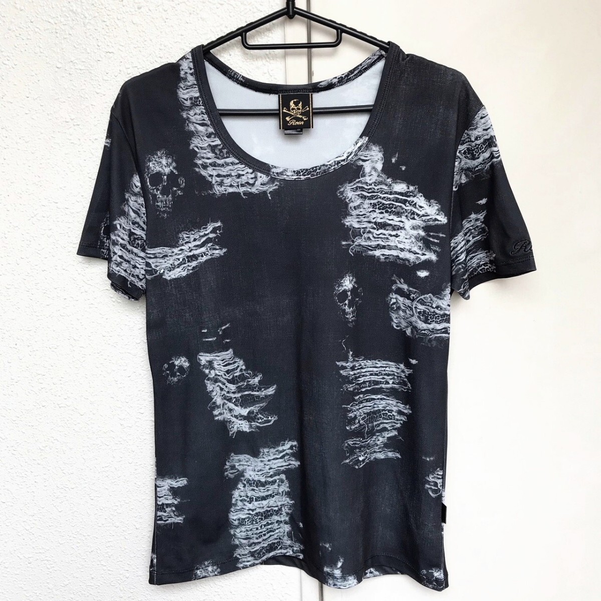 美品☆ Roen ロエン ☆Uネック カットソー/ヒロムタカハラ/size:M/Roen Gold/ポリエステル/定価:29,160円/メンズ