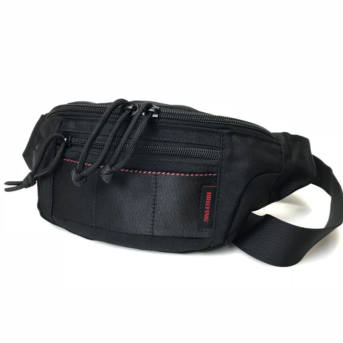 美品☆BRIEFING ブリーフィング☆ジョイントファニーパック/ボディバッグ/JOINT FUNNY PACK/BRL193P38/定価:12,100円/ブラック/男女兼用