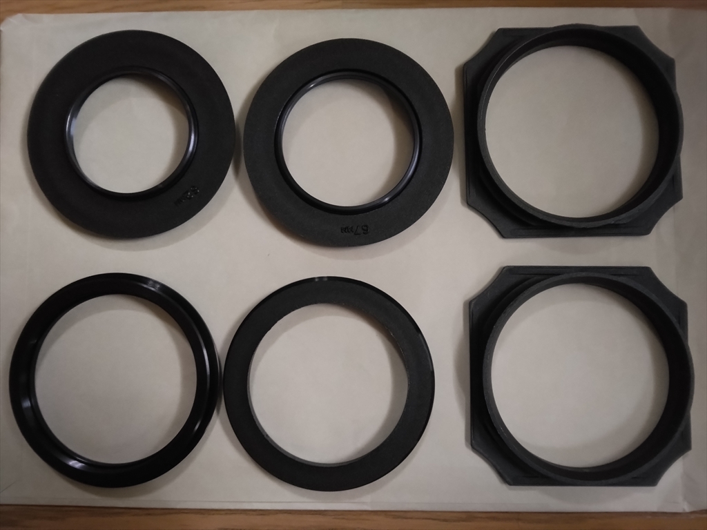 LEE Filters 専用アダプターリング ？ ケース付き＜ジャンク扱い／画像にある物のみ＞※説明書きを良くお読み下さい。