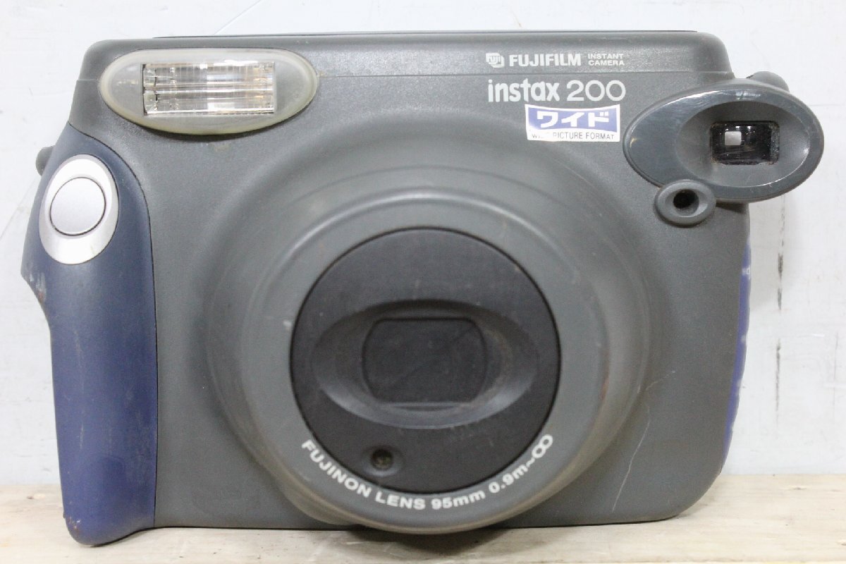 ☆【2F0514-9】 FUJIFILM 富士フイルム インスタントカメラ instax 200 ワイド ジャンク