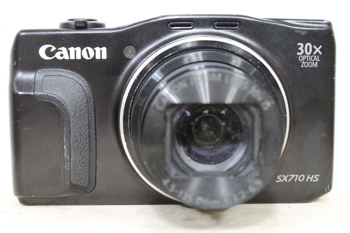 ☆【2F0514-14】 Canon キヤノン コンパクトデジタルカメラ PC2194 SX710HS/30×OPTICAL ZOOM/ブラック ジャンク
