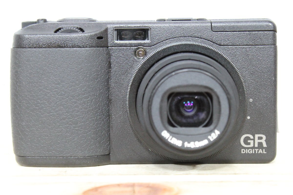 ☆【2F0514-12】 RICOH リコー コンパクトデジタルカメラ GR DIGITAL ブラック ジャンク
