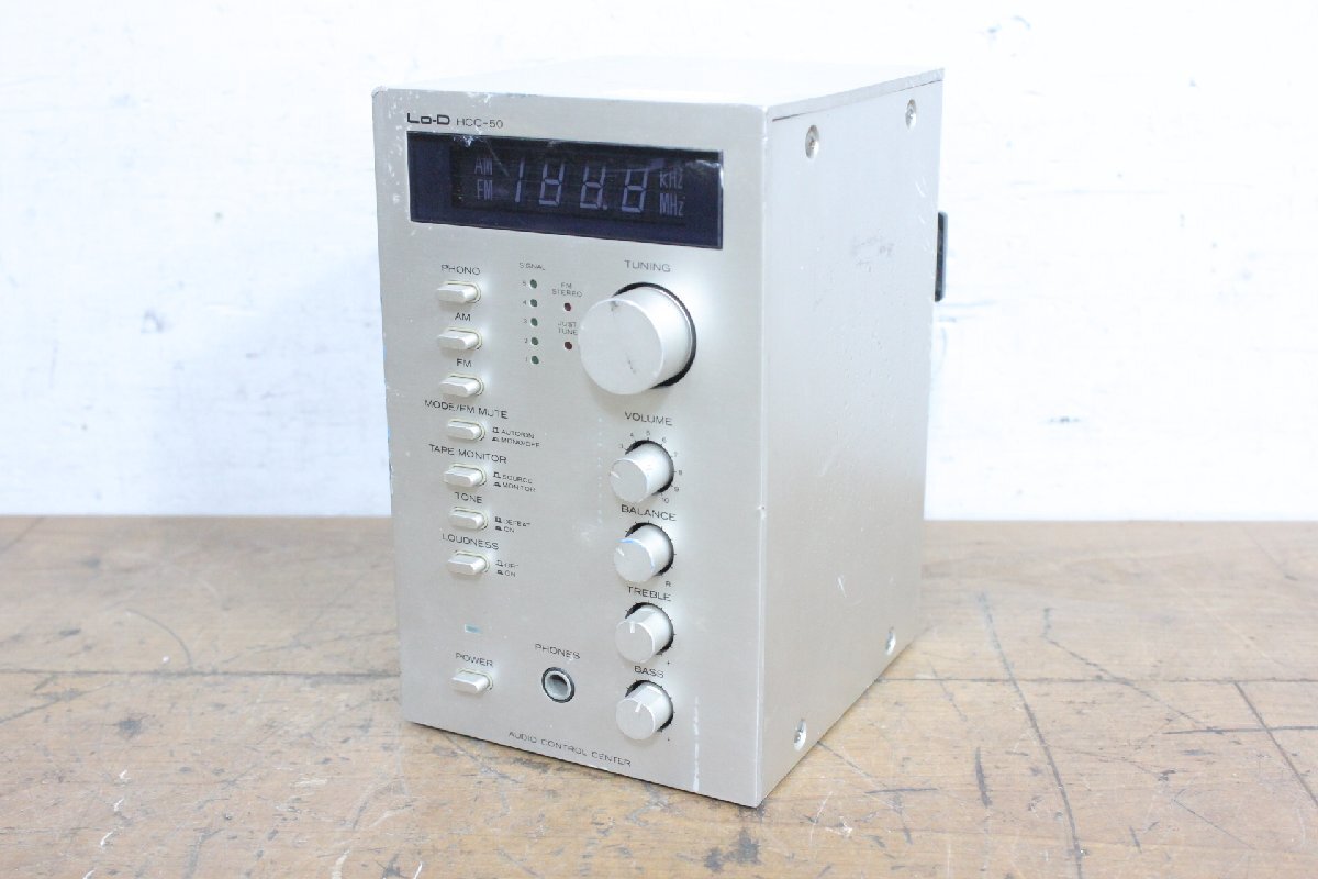 ☆【1H0603-18】 Lo-D チューナー内蔵コントロールアンプ HCC-50 ジャンク