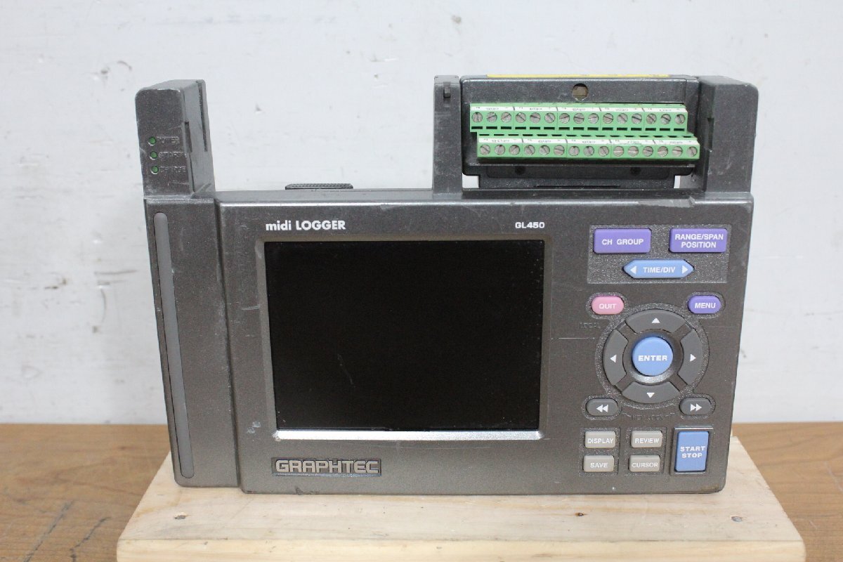 ☆【1H0602-3】 GRAPHTEC グラフテック データロガー GL450 midi LOGGER ジャンク