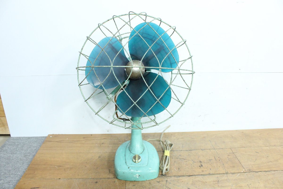 ☆【2W0526-2】 SHARP シャープ 扇風機 PD-2? 100V 3枚羽 昭和レトロ DESK FAN ジャンク