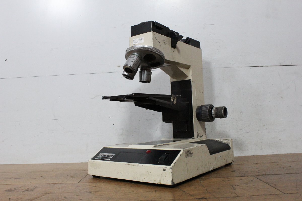☆【2W0602-11】 Union ユニオン化学 顕微鏡 Examet Epi-PL M20/0.40∞ Epi-PL M10/0.20∞ Epi-PL M5/0.10∞ 対物レンズ付属 ジャンク