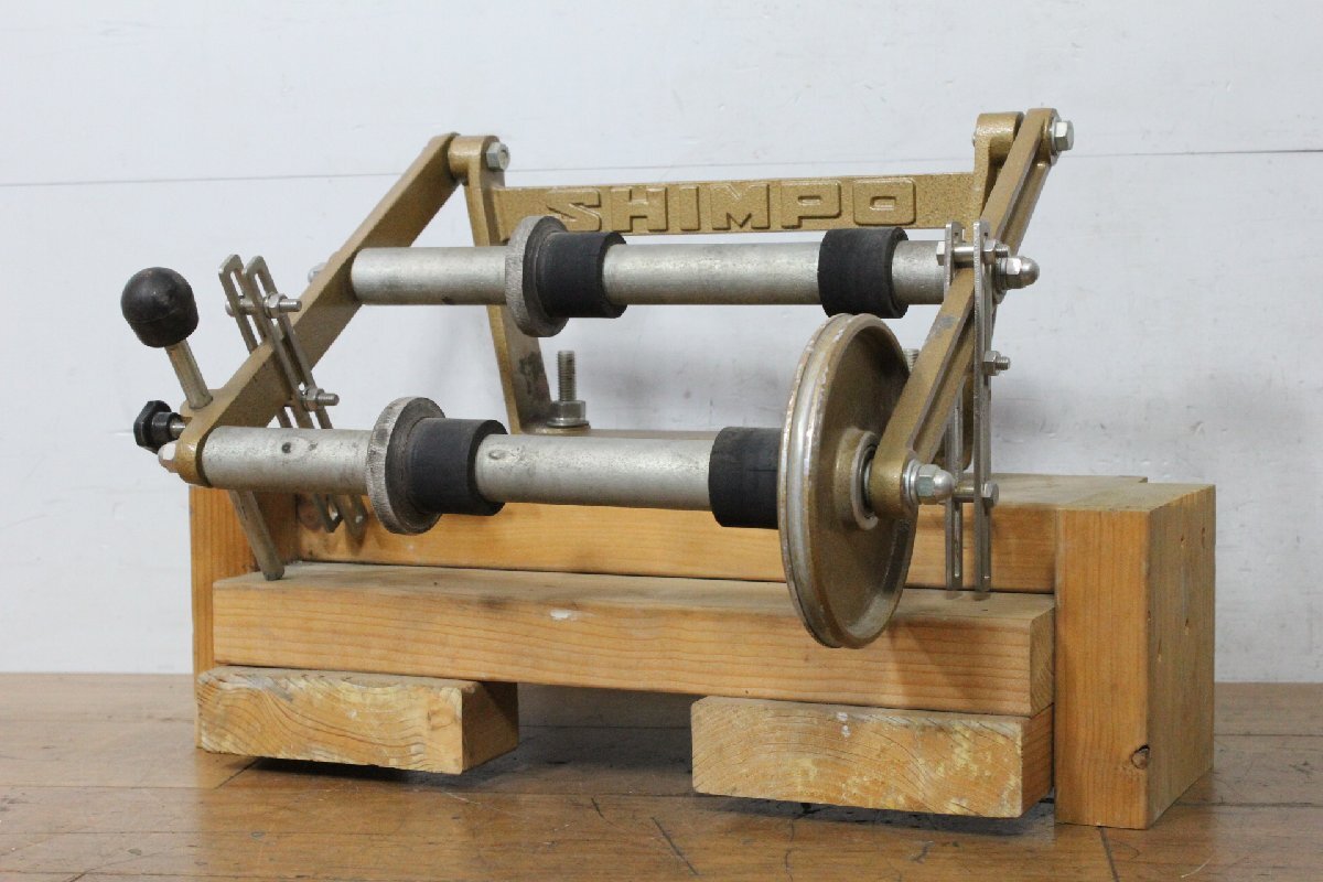 ☆【1W0602-27】 SHIMPO 日本電産シンポ ポットミル機 型番不明 陶芸 ろくろ 動作保証