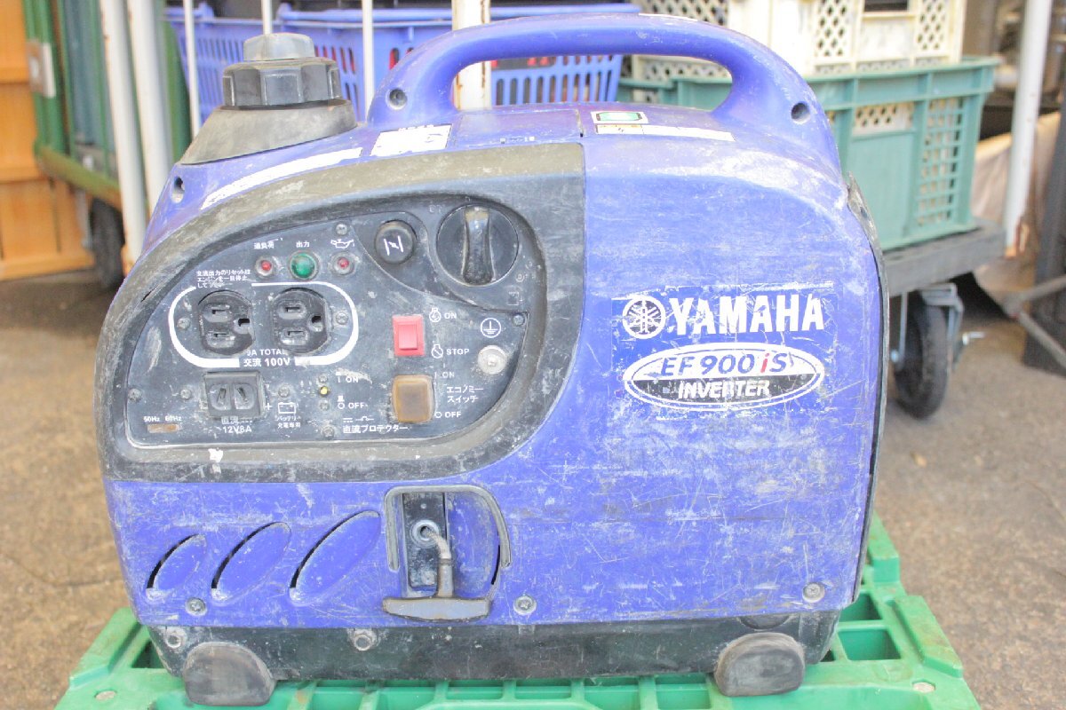 ☆【2F0610-10】 YAMAHA ヤマハ インバーター発電機 EF900iS ブルー ジャンク
