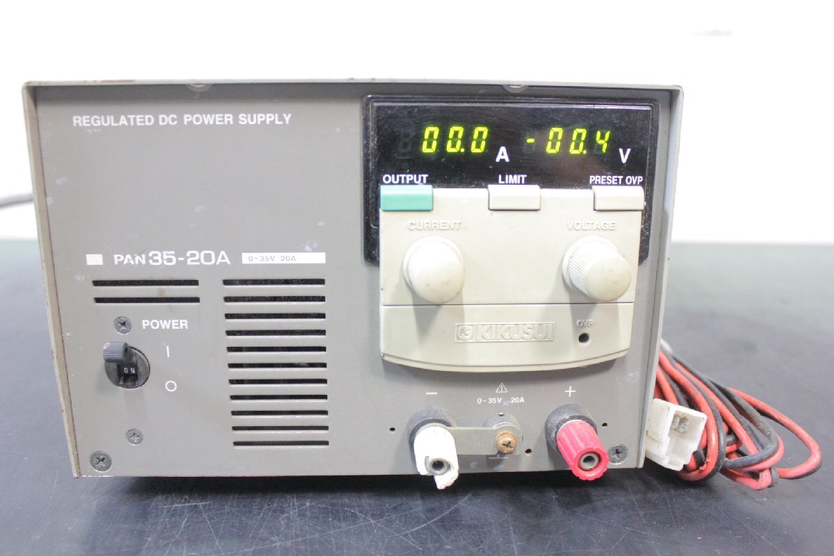 ☆【2Y】 KIKUSUI 菊水電子工業 直流安定化電源 PAN35-20A 100V ジャンク