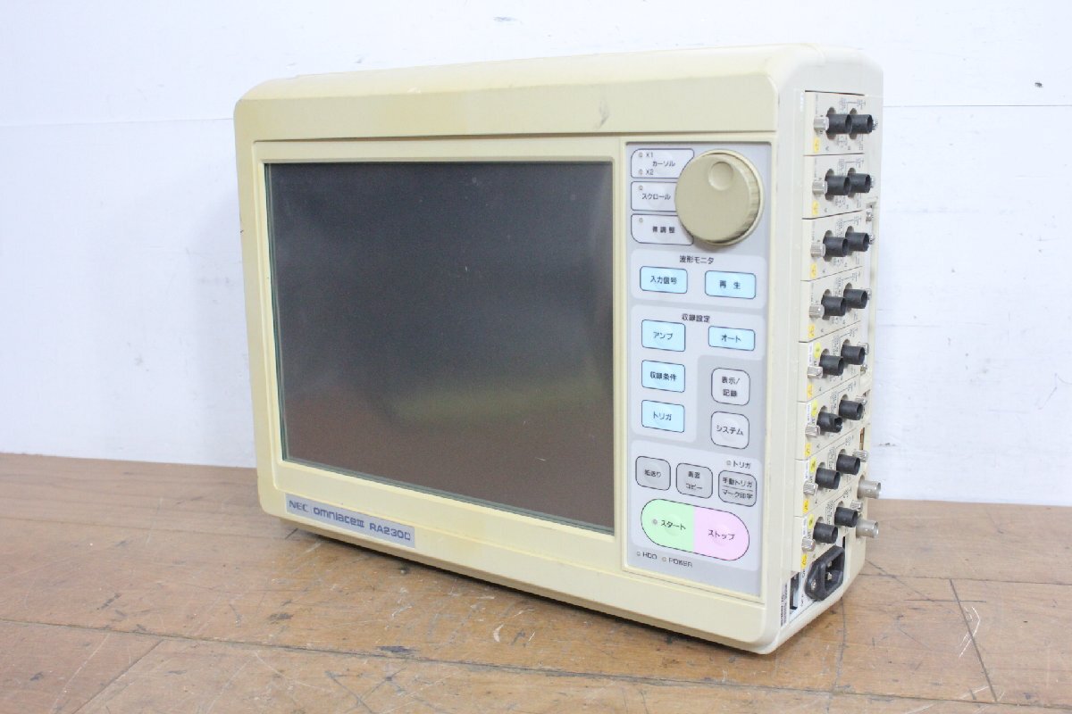 ☆【2W0611-22】 NEC エヌイーシー データレコーダー RA2300 100V OMNICA Ⅲ オムニエース ジャンク