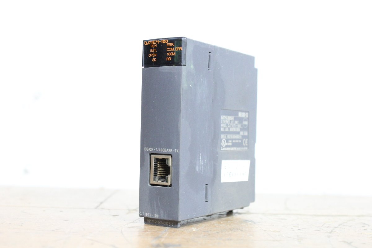 ☆【1F0609-11】 MITSUBISHI 三菱 インターフェースユニット QJ71E71-100 FA機器 ジャンク