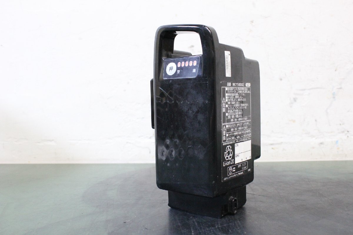 ☆【1F0612-24】 Panasonic パナソニック 電動自転車用リチウムイオンバッテリー NKY580B02B 長押し5点灯 16Ah 動作保証