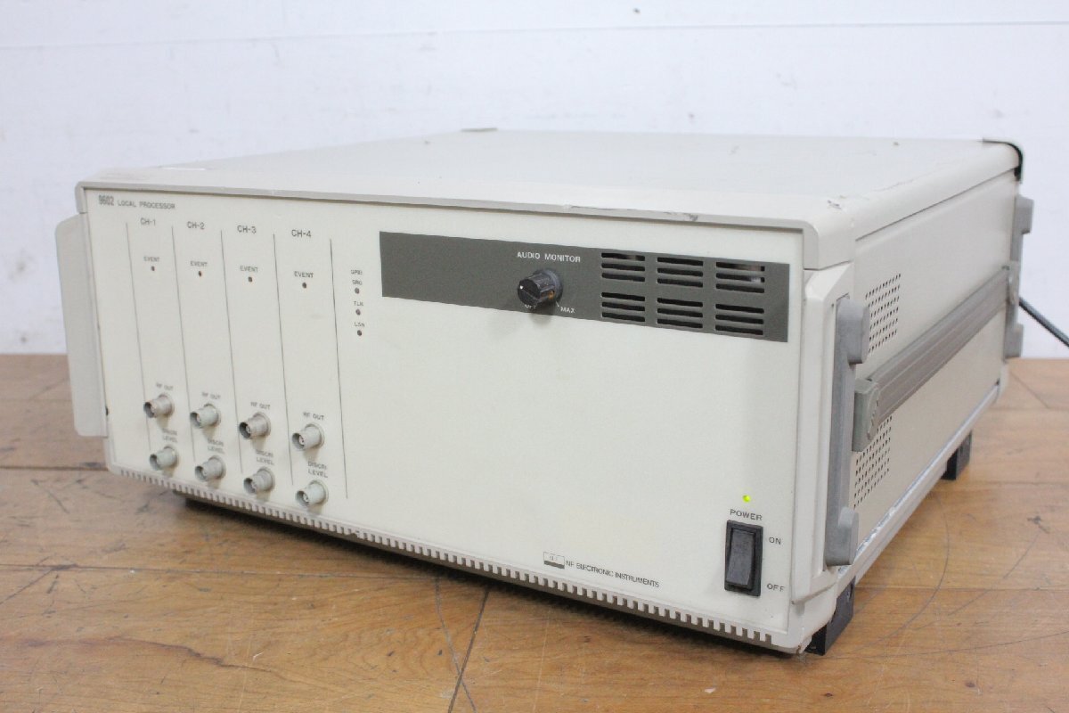☆【2W0612-4】 NF エヌエフ回路 物理量測定器 9602 100V LOCAL PROCESSOR ジャンク