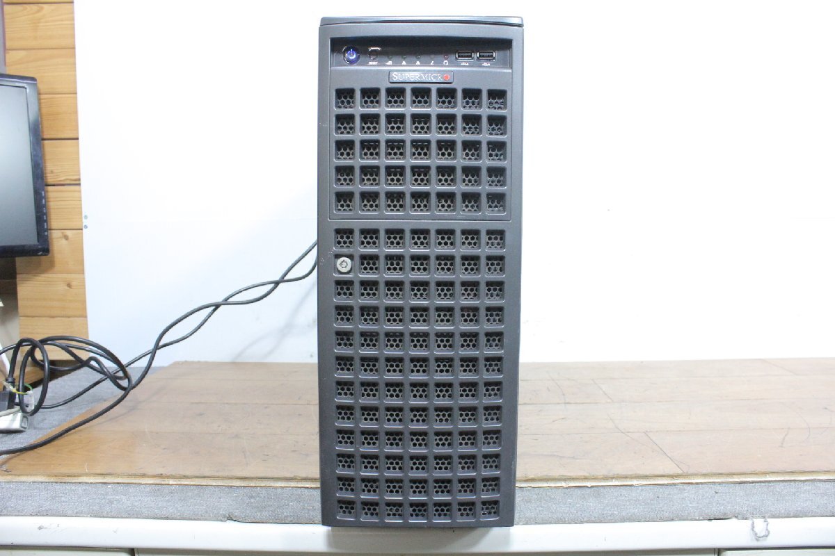 ☆【2Y】 SUPERMICRO サーバーワークステーション 747-20 100V 【佐川発送】Xeon E5-2623 ? グラボなし HDDなし ジャンク