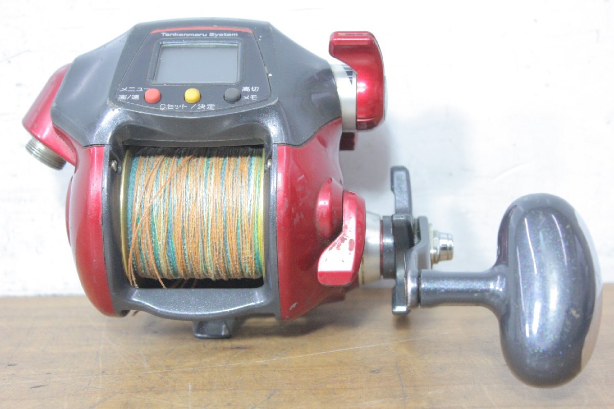 ☆【2W0526-42】 SHIMANO シマノ 電動リール 3000 KANZEN FUKASE SPECIAL 12V 探見丸システム/レッド/釣り ジャンク