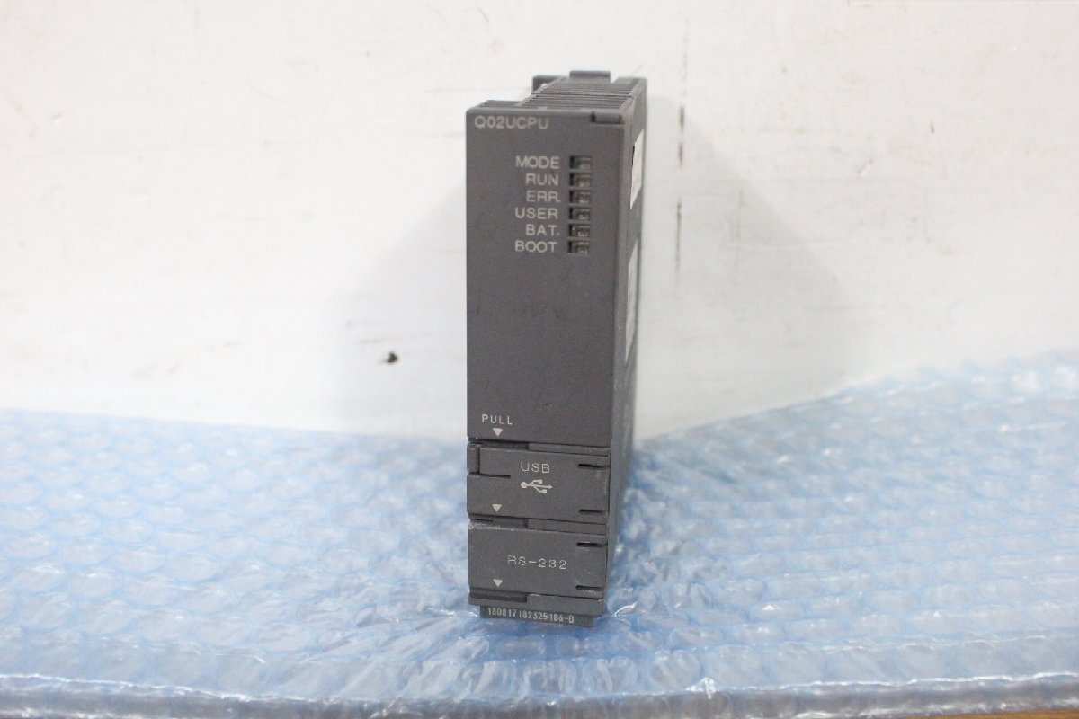 ☆【1H0618-40@】 MITSUBISHI 三菱 シーケンサー Q02UCPU ジャンク