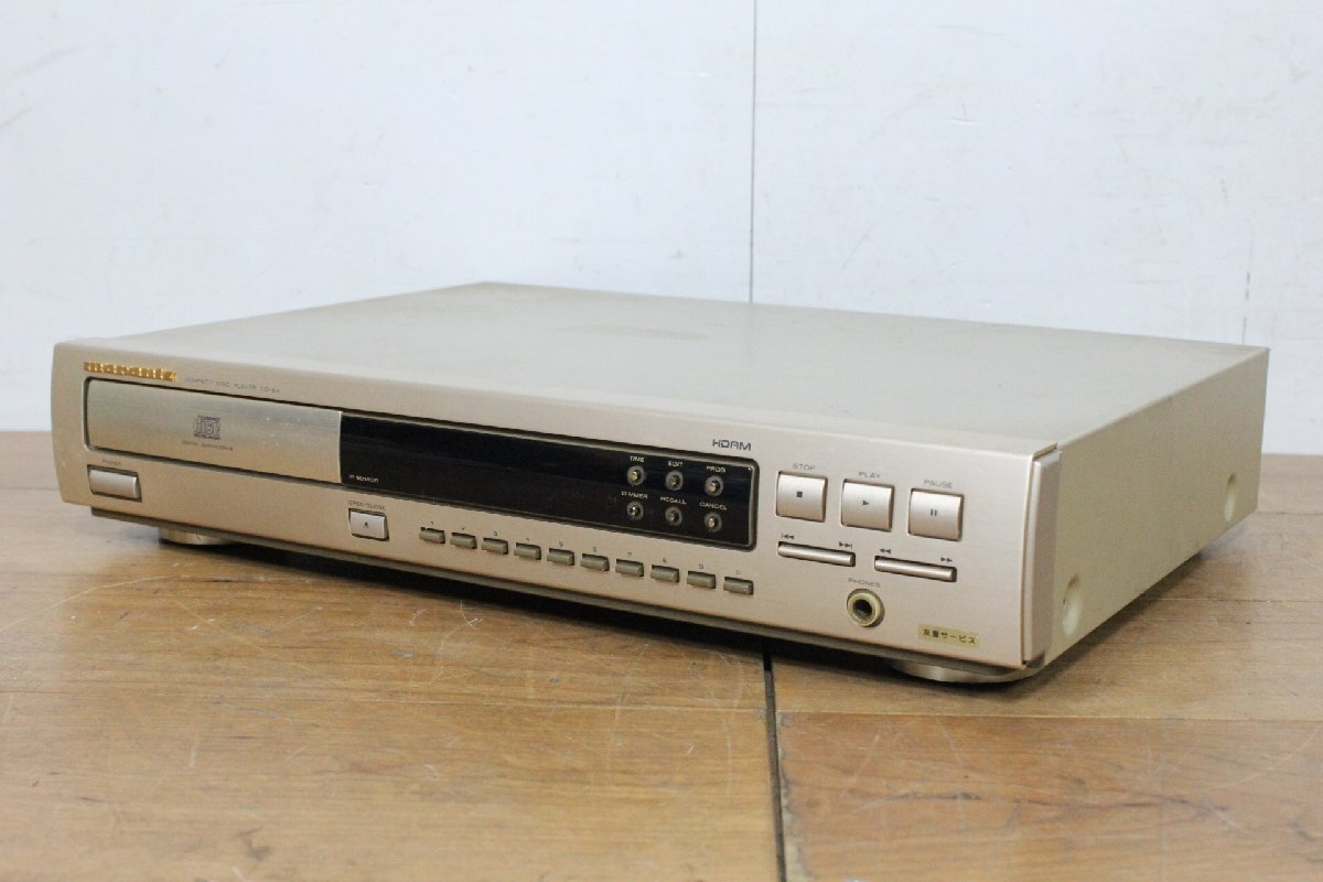 ☆【1H0618-4】 Marantz マランツ CDプレーヤー CD-63F CDデッキ ジャンク