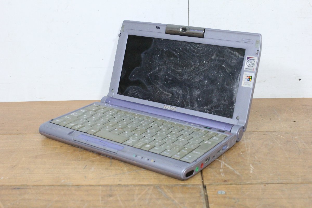 ☆【1W0618-10】 SONY ソニー ノートPC ミニノートパソコン PCG-C1XE ジャンク