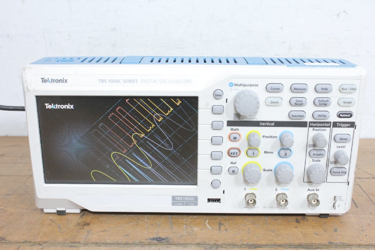 ☆【1W0619-14】 Tektronix テクトロニクス デジタルオシロスコープ TBS1052C 100V ジャンク