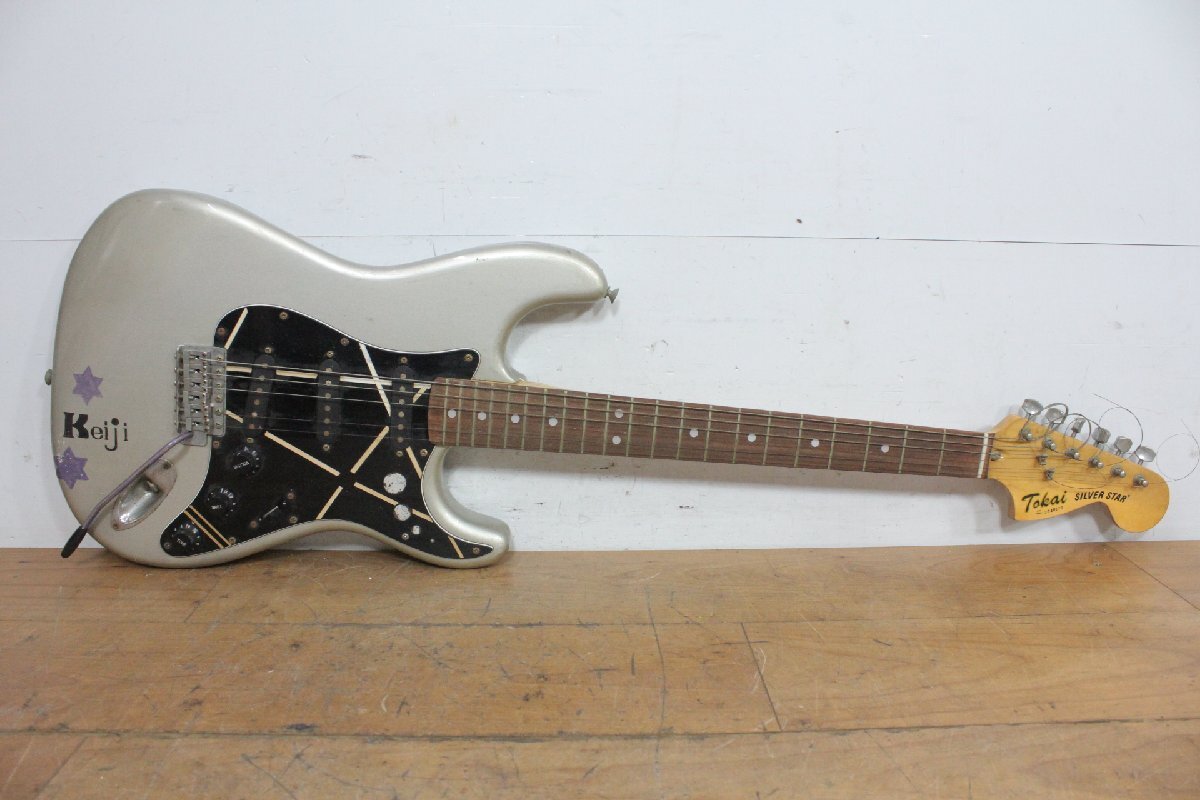 ☆【3W0616-1】 Tokai トーカイ エレキギター ストラトキャスタータイプ SILVER STAR ジャンク