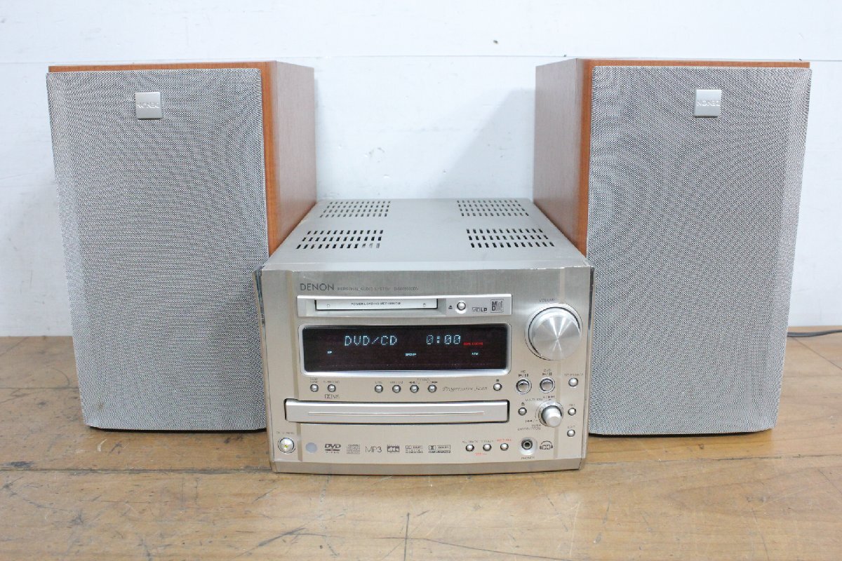☆【2W0618-15】 DENON デノン システムコンポ D-MX5500DV SC-MK5500 100V スピーカーペア 音響機器 ジャンク