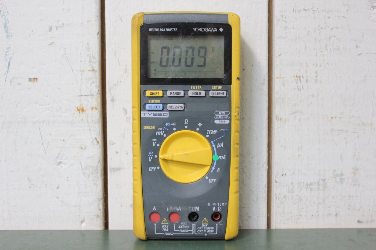 ☆【1W0618-4】 YOKOGAWA 横河 デジタルマルチメータ TY520 ジャンク