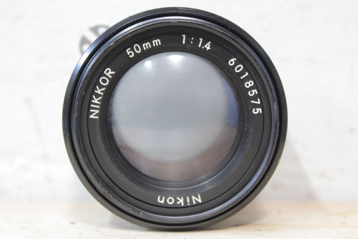 ☆【1W0618-31】 Nikon ニコン カメラレンズ NIKKOR 50mm 1:1.4 ジャンク