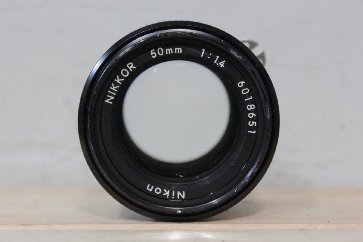 ☆【1W0618-29】 Nikon ニコン カメラレンズ NIKKOR 50mm 1:1.4 ④ ジャンク