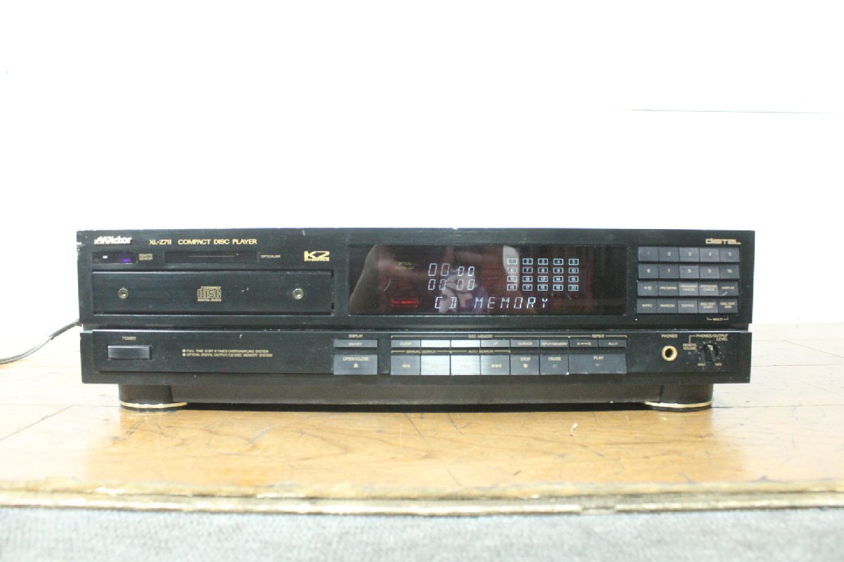 ☆【2W0625-1】 Victor ビクター CDプレーヤー XL-Z711 100V CDデッキ オーディオ機器 ジャンク