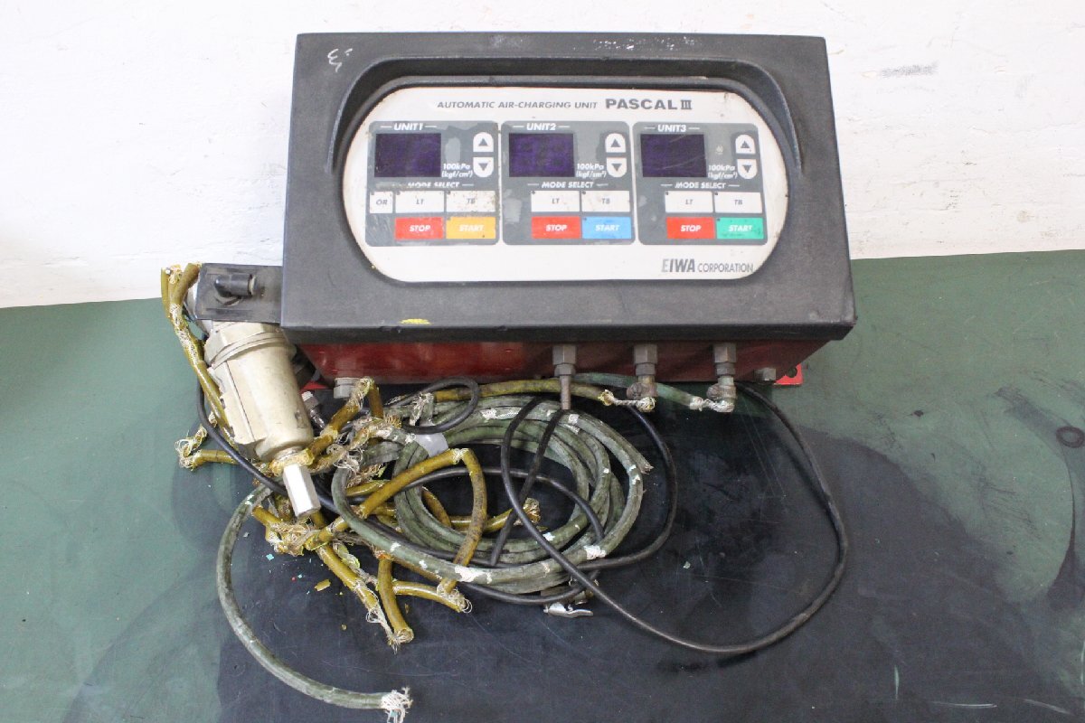 ☆【2Y】 EIWA CORPORATION エイワコーポレーション 空気圧調整ユニット PASCAL III AUMOMATIC AIR-CHARGING UNIT ジャンク